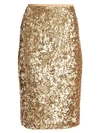 MICHAEL KORS Sequin Embroidered Pencil Skirt