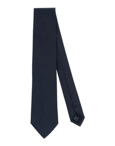 Dolce & Gabbana Ties & Bow Ties In Dark Blue