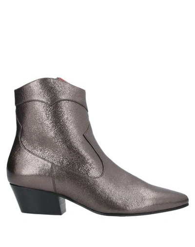 Missoni Ankle Boot In Steel Grey