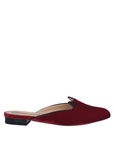 Charlotte Olympia Mules & Clogs In Red