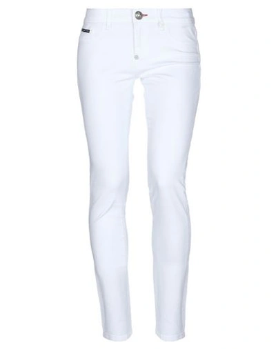 Philipp Plein Jeans In White