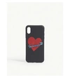 PALM ANGELS PIN MY HEART SILICONE IPHONE X CASE