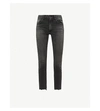 Moussy Vintage Westcliffe High Waist Skinny Jeans In Light Black