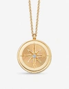 ASTLEY CLARKE ASTLEY CLARKE WOMEN'S YELLOW GOLD VERMEIL CELESTIAL COMPASS 18CT YELLOW-GOLD VERMEIL AND SAPPHIRE NE,29251461