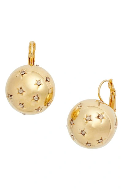 Gas Bijoux Comette Sphere Earrings In Gold