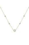 Ettika Olivia Opal And Crystal Necklace In Gold