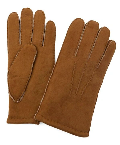 Dents York Lambskin Gloves In Brown