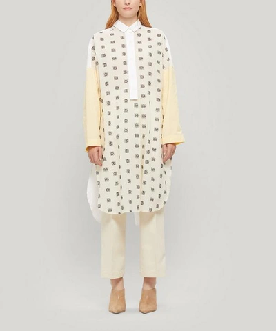 Loewe Oversized Shirt In Yellow