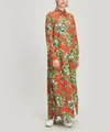 AMI ALEXANDRE MATTIUSSI LONG FLORAL DRESS,5057865696942