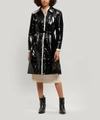 ALEXA CHUNG PANELLED LEATHER-LOOK COAT,5057865790039