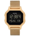 Nixon Women's Siren Gold-tone Stainless Steel Milanese Bracelet Watch 36mm In All Gold