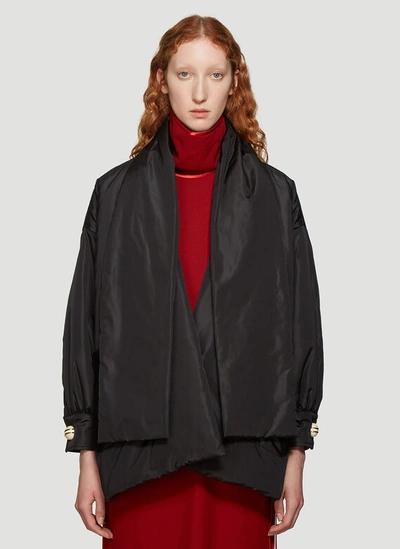 Gucci Padded Bomber Jacket In Black