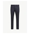 Allsaints Park Slim-fit Stretch-cotton Chinos In Workers Blue