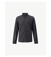 Allsaints Hungtingdon Slim-fit Cotton Shirt In Slate Grey