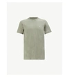 Allsaints Cooper Slim-fit Cotton-jersey T-shirt In Mint Green