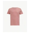 Allsaints Cooper Slim-fit Cotton-jersey T-shirt In Pink