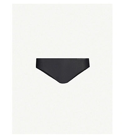 Calvin Klein Invisibles Jersey Bikini Briefs In 001 Black