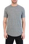 Goodlife Tri-blend Scallop Crew T-shirt In Grey