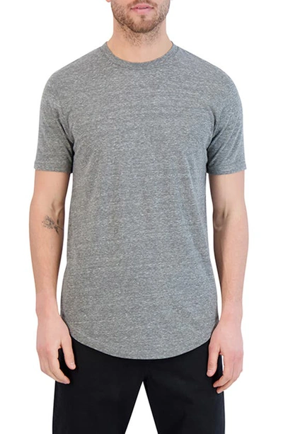 Goodlife Tri-blend Scallop Crew T-shirt In Grey