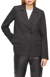 Anine Bing Becky Boxy Blazer In Black