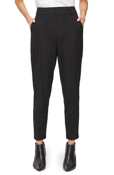 Anine Bing Becky Tapered Leg Trousers In Black