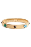 Gas Bijoux Strada Bracelet In Black/ Green/ Blue