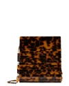 CULT GAIA Dixie Tortoiseshell Acrylic Shoulder Bag,060039757221
