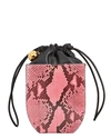 MARNI Coffer Snake-Embossed Drawstring Bucket Bag,060037104409