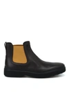 TOD'S TOD'S CONTRAST CHELSEA BOOTS