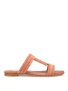 TOD'S TOD'S DOUBLE T LOGO SANDALS