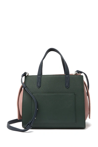 French Connection Barton Satchel In Twilight Green