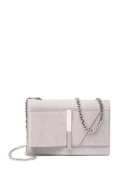 Ted Baker Caileee Leather Giant Loop Bow Suede Crossbody Bag