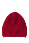 Portolano Rib Knit Cashmere Beanie In Bloodstone