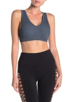 Alo Yoga Togetherness Bra In Eclipse Heather