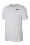 Nike Super Set Dri-fit T-shirt In 100 White/black