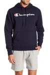 Champion Graphic Hooded Sweatshirt In Navy