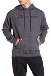 Champion Graphic Hooded Sweatshirt In Granite He