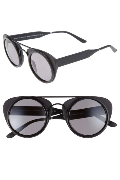 Smoke X Mirrors Soda Pop 3 47mm Retro Sunglasses In Matte Black
