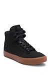 Supra Vaider Suede High-top Sneaker In Black/black-gum