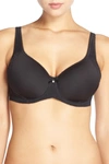 Wacoal Retro Chic Underwire Contour Bra In Black