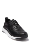 COLE HAAN ZeroGrand Perforated Leather Sneaker