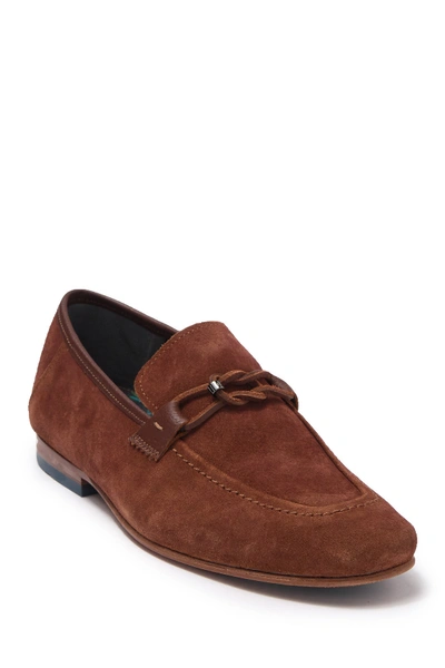 Ted Baker Siblac Suede Loafer In Tan