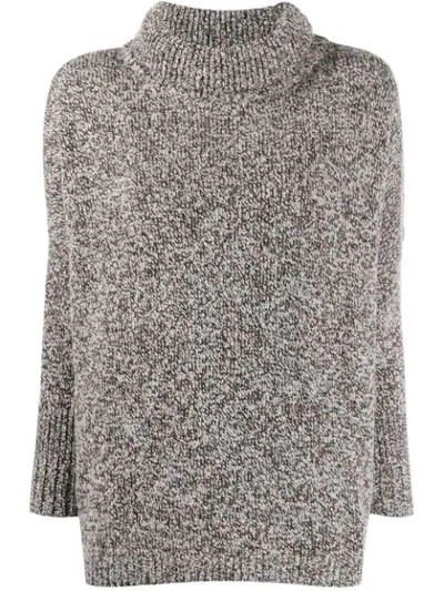 Aragona Knitted Cashmere Jumper In Grey