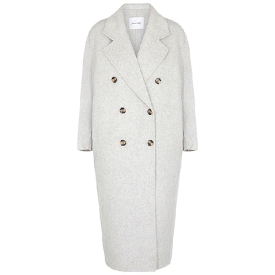 American Vintage Dadoulove Light Grey Wool-blend Coat