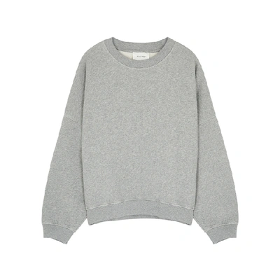 American Vintage Kinouba Grey Cotton Sweatshirt