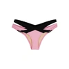 AGENT PROVOCATEUR MAZZY PINK CUT-OUT BIKINI BRIEFS,3129149