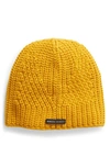 Rebecca Minkoff Traveling Rib Beanie In Turmeric