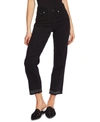 VINCE CAMUTO STUDDED HIGH-RISE JEANS