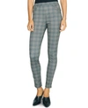 SANCTUARY GREASE PLAID PULL-ON PANTS