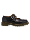 Comme Des Garçons Comme Des Garcons X Dr. Martens Double-strap Leather Mary Janes In Black